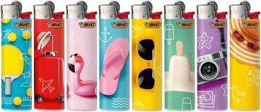 BIC Slim J23 Fzg. HOLIDAYS Motiv im 50er T-Dsp.